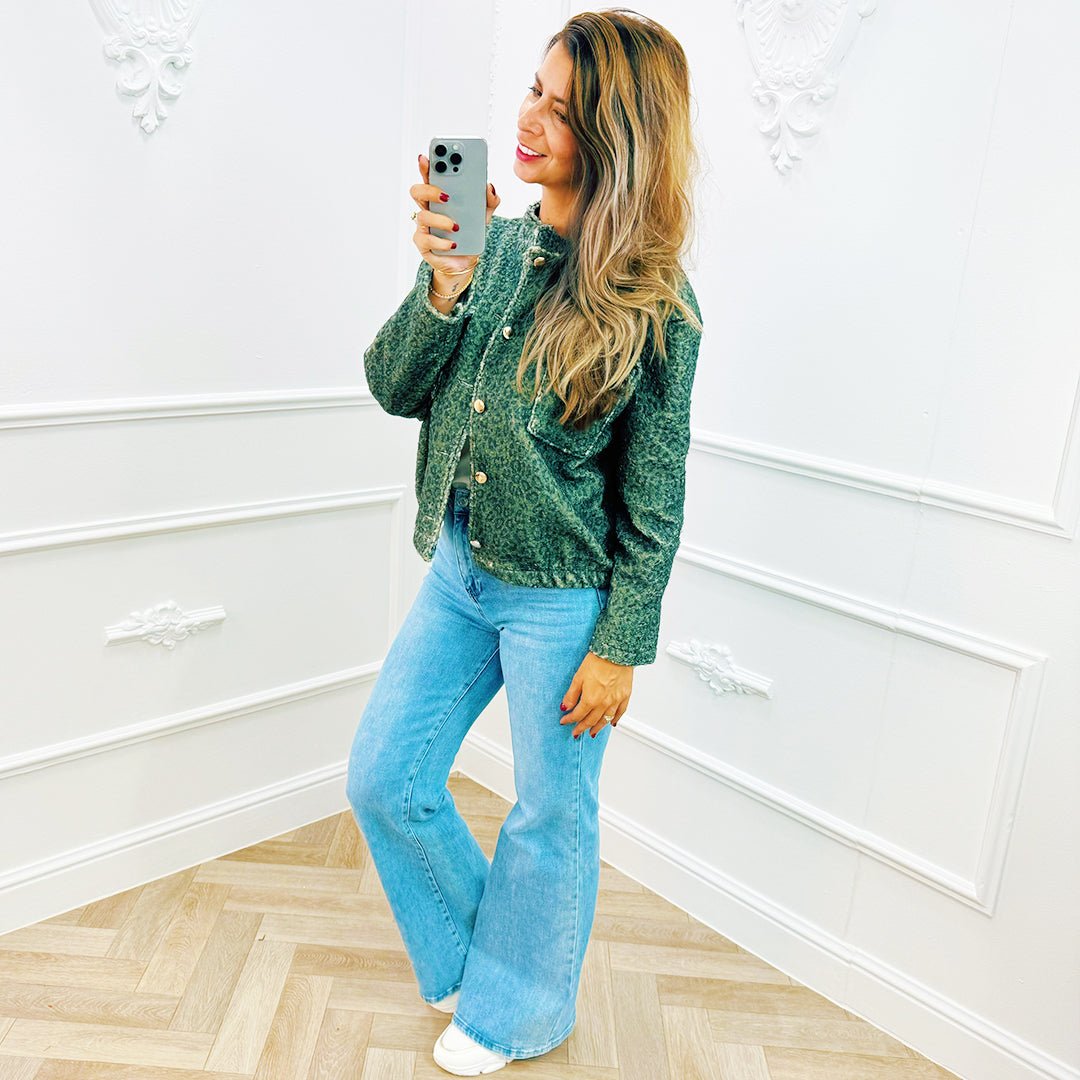 Panter Bomber Army - BlushFashionstore