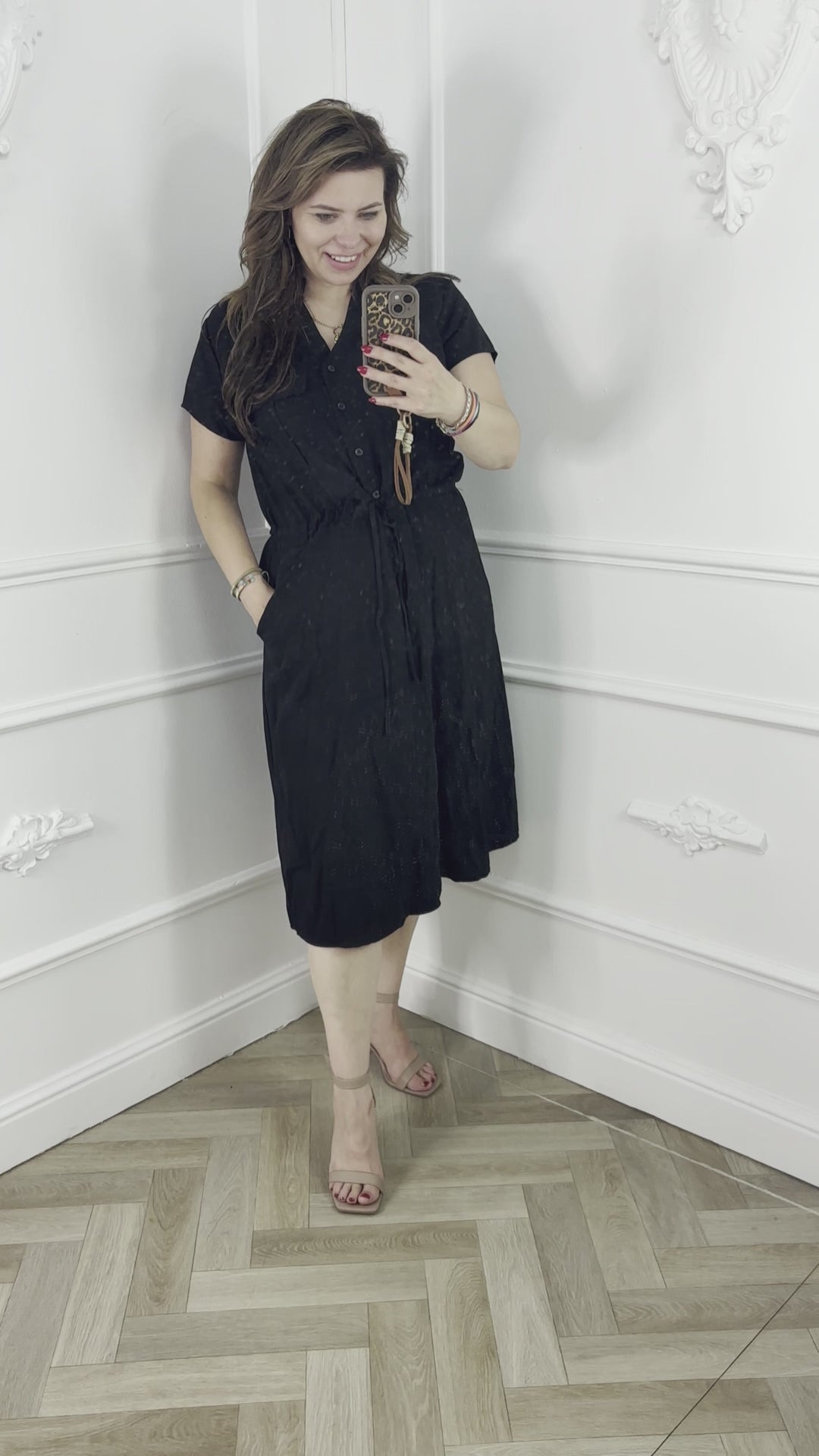 Lina Jurk Zwart