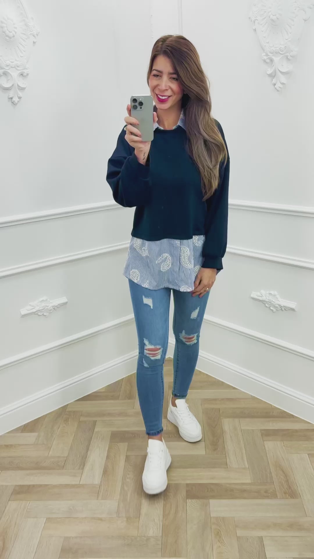 Trui Jente Blauw