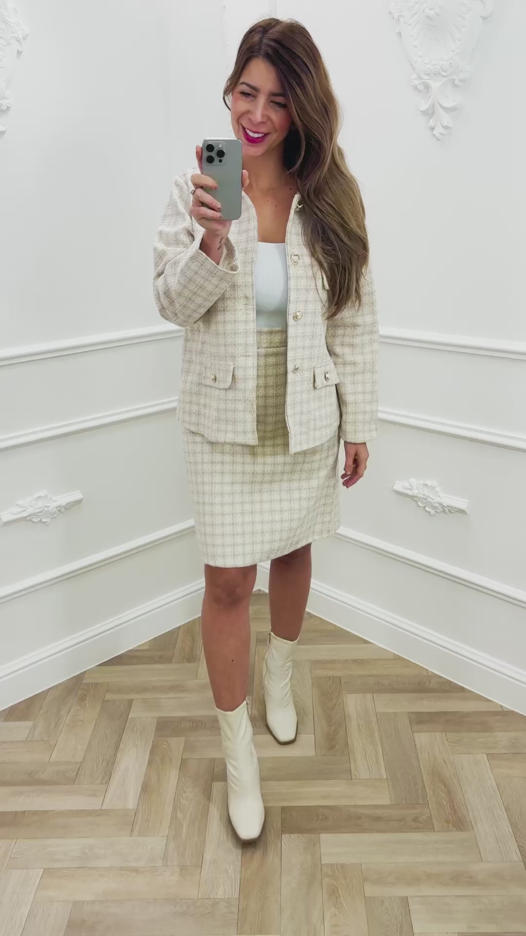 Skirt Elise Beige