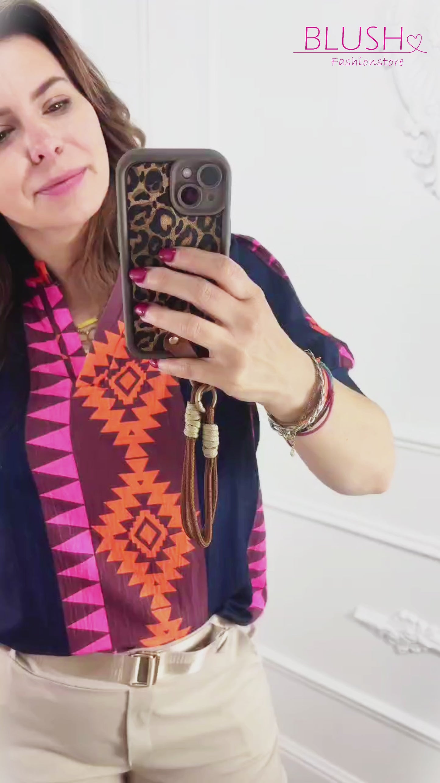 Noa Blouse Navy