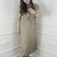 Yuna Jurk Beige