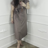 Sena Jurk Taupe