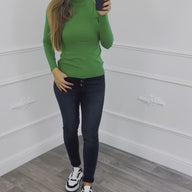 Turtleneck Sweater Green