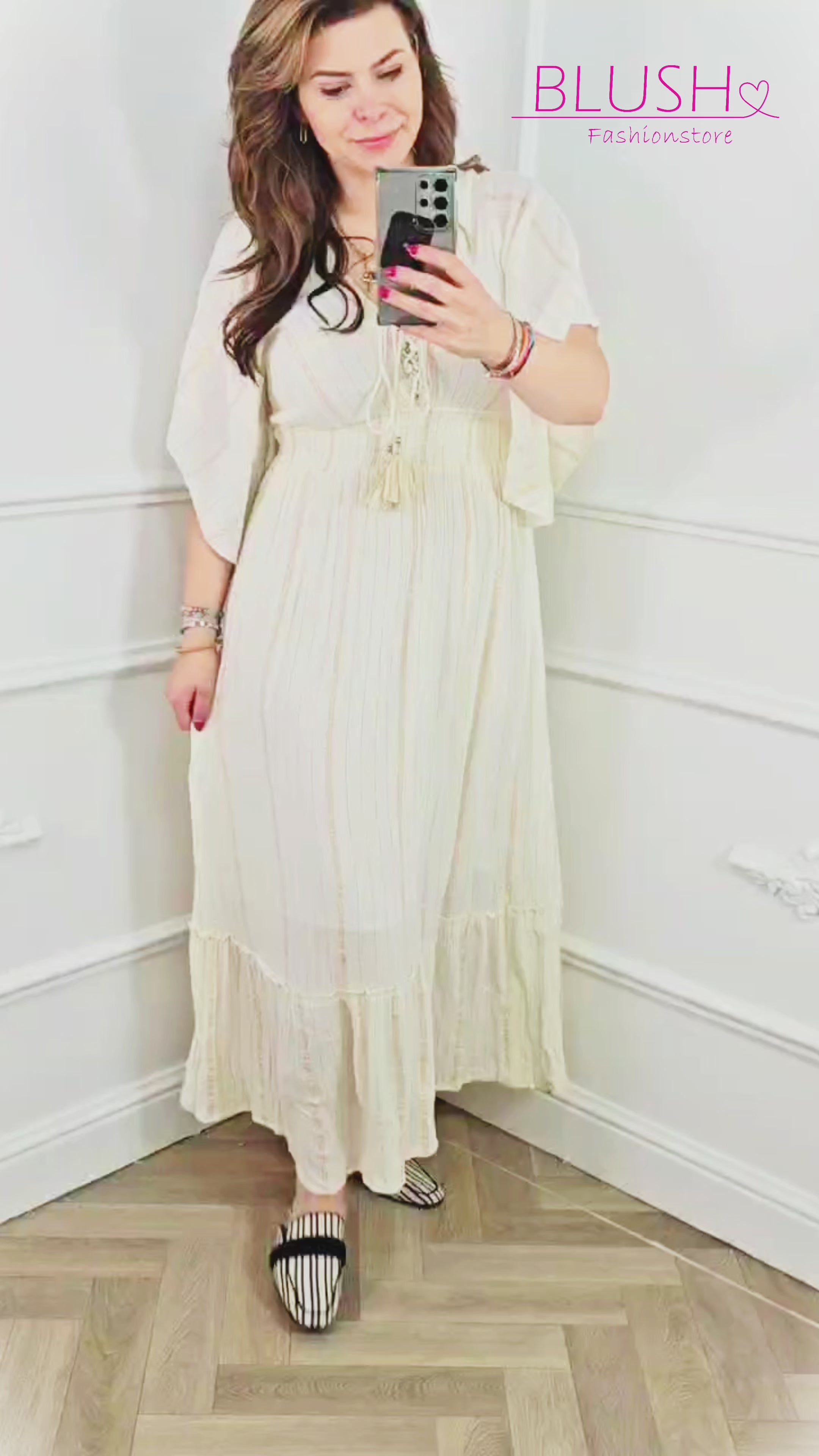 Maxi Jurk Ecru