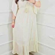 Maxi Jurk Ecru
