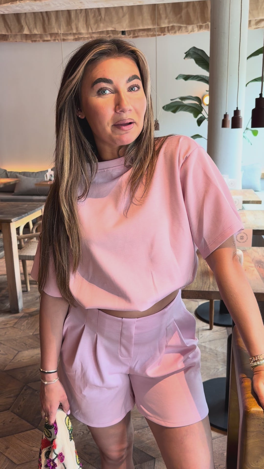 Ensemble Co-ord Esmee et short Rose