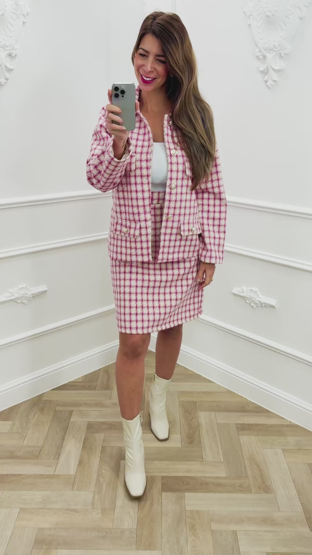 Elise Fuchsia jacket
