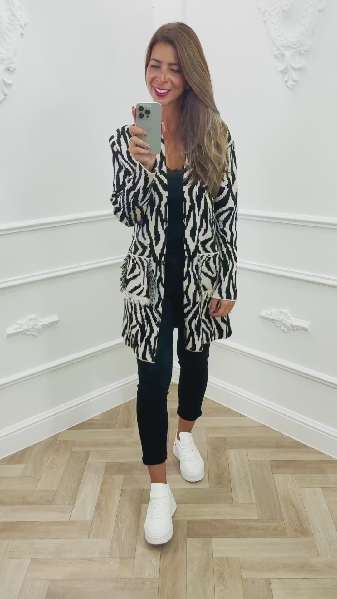 Vest Zebra White