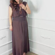 Lurex Set Bruin