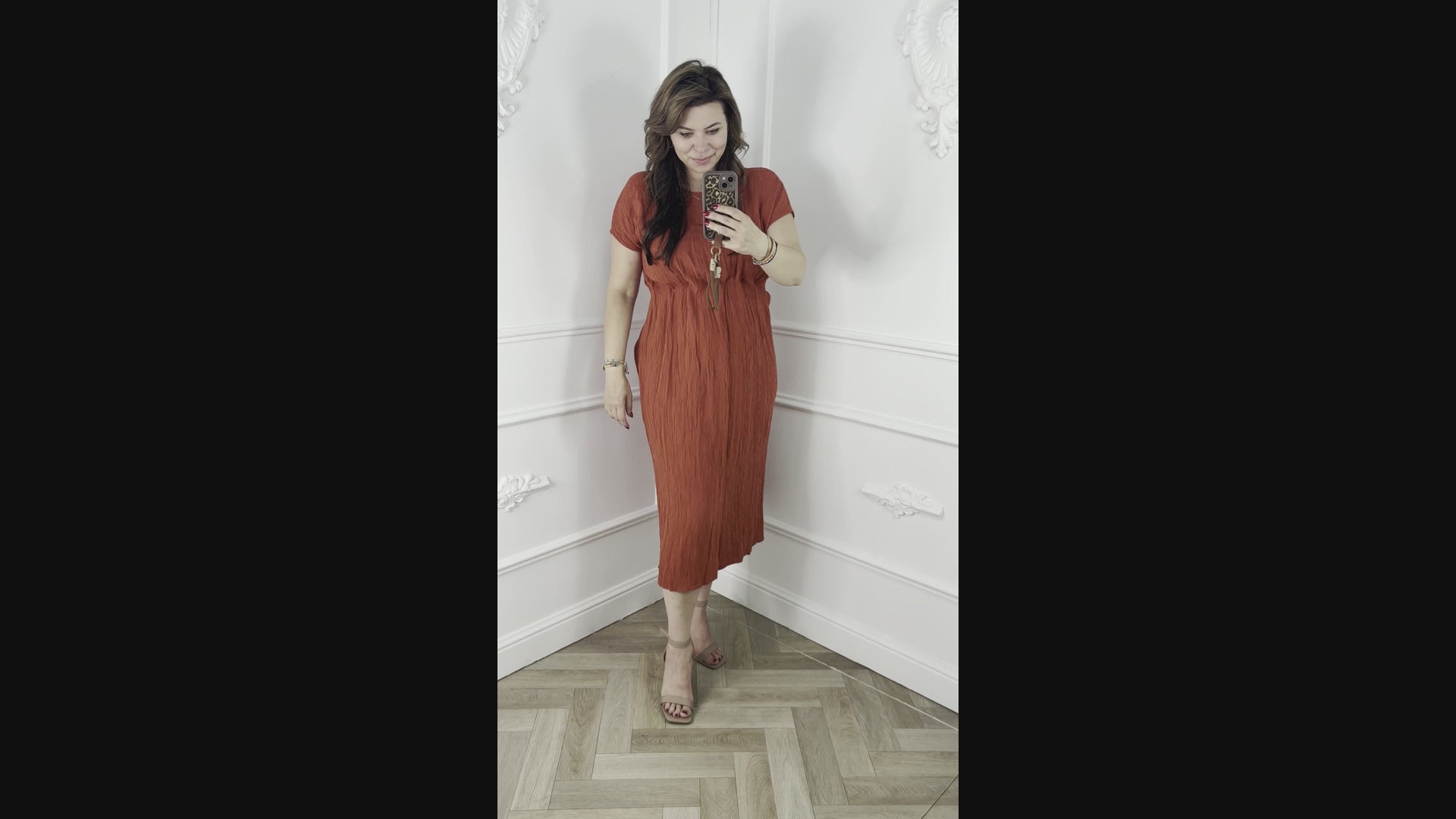 Yuna Jurk Terracotta