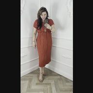 Yuna Jurk Terracotta