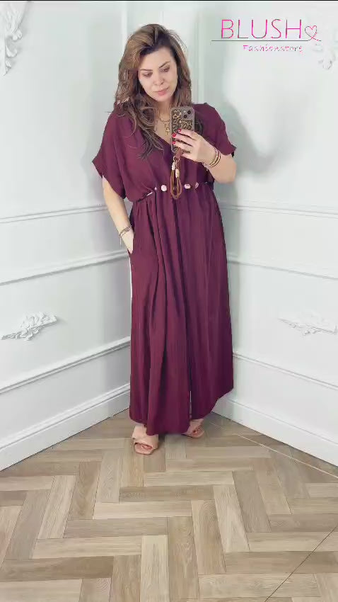 Noa Jurk Bordeaux