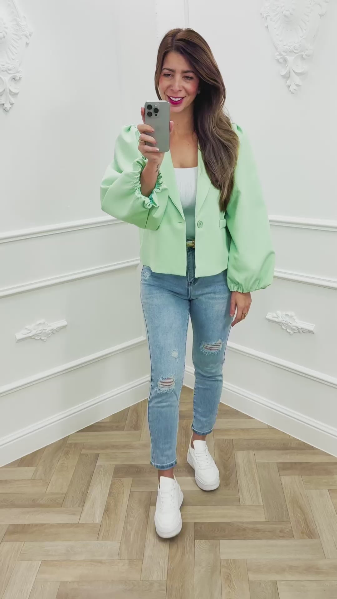 Blazer Elena Mint Green