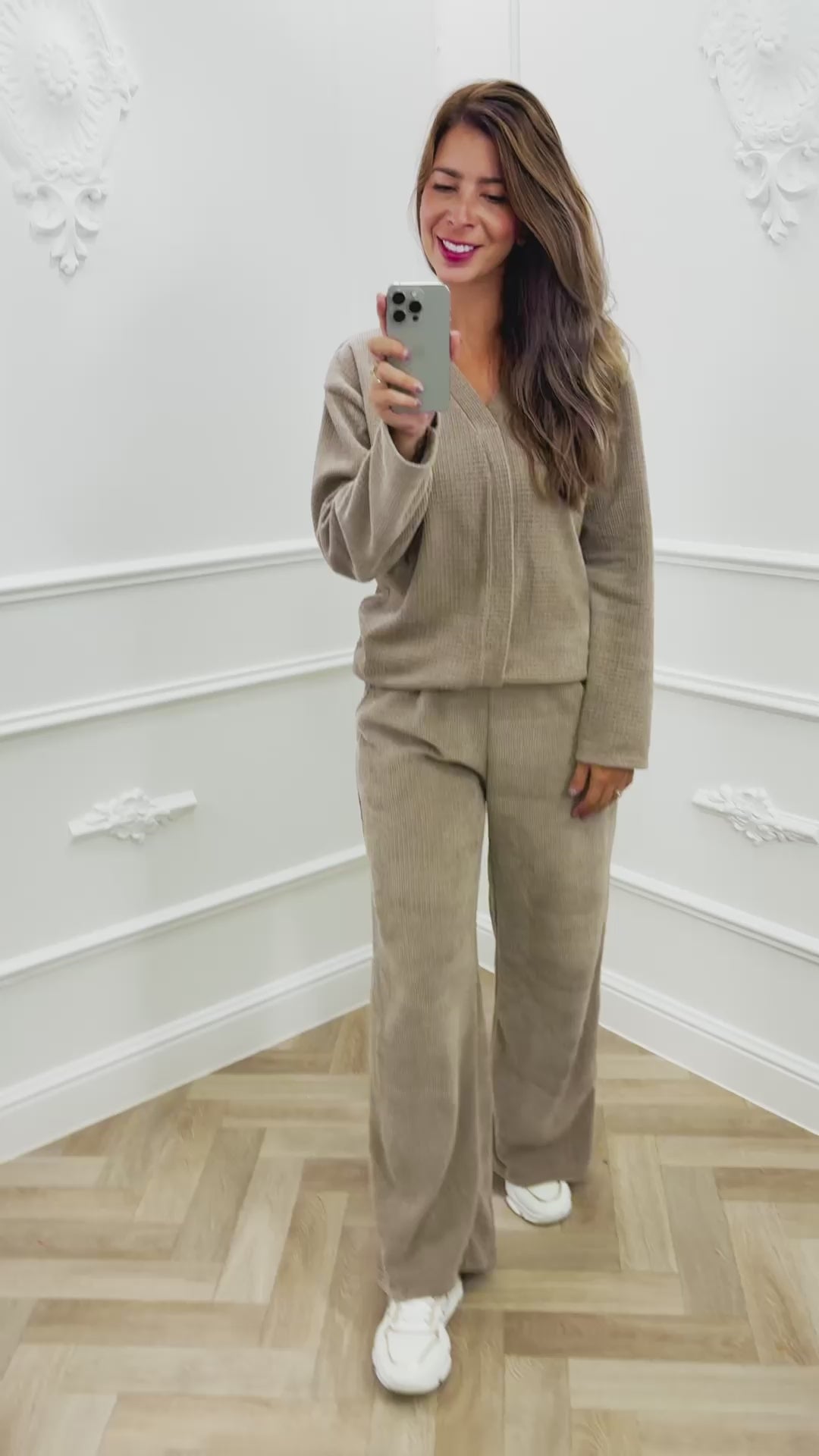 Corduroy Set Taupe