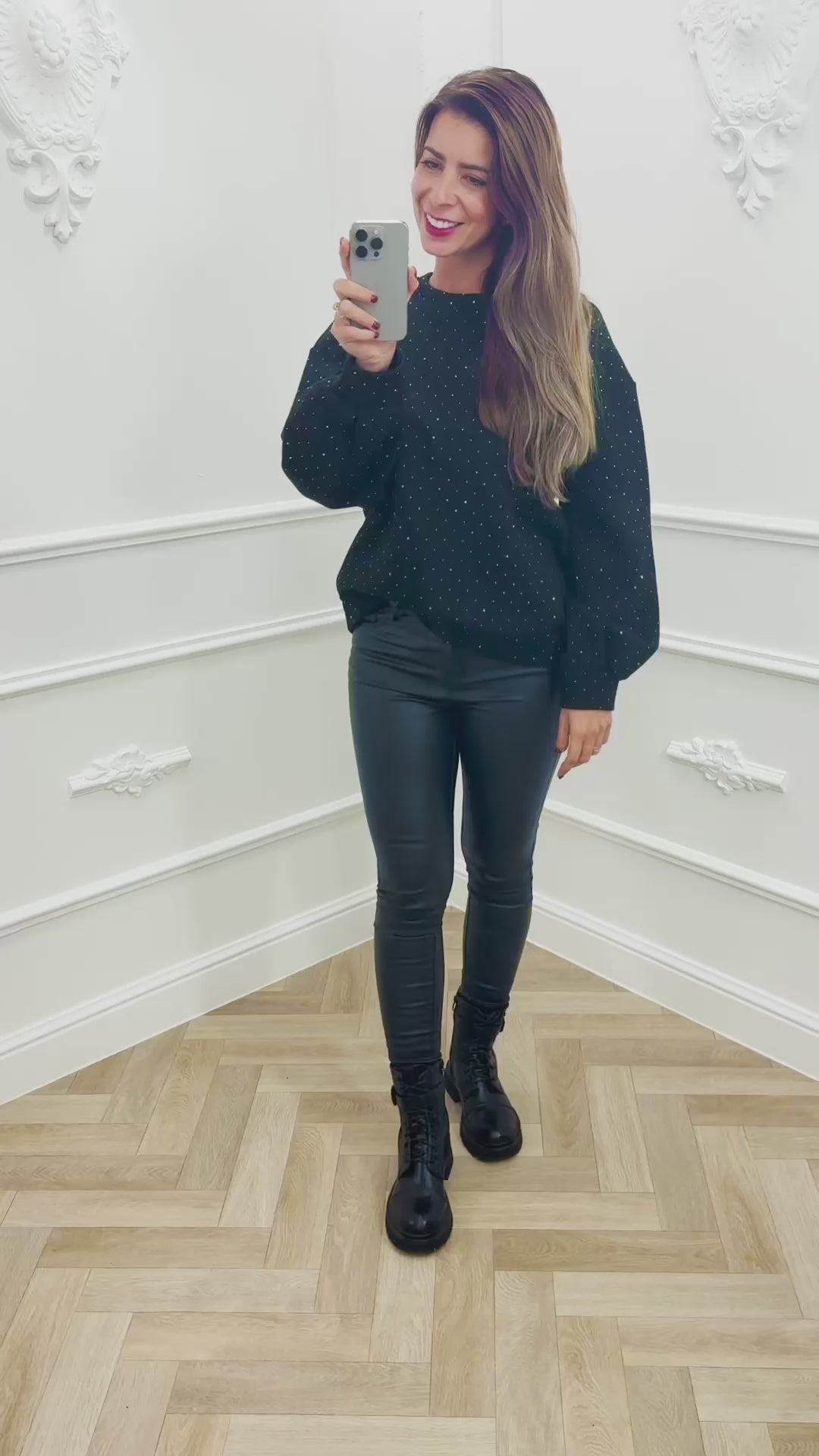 Sweater Lena Zwart