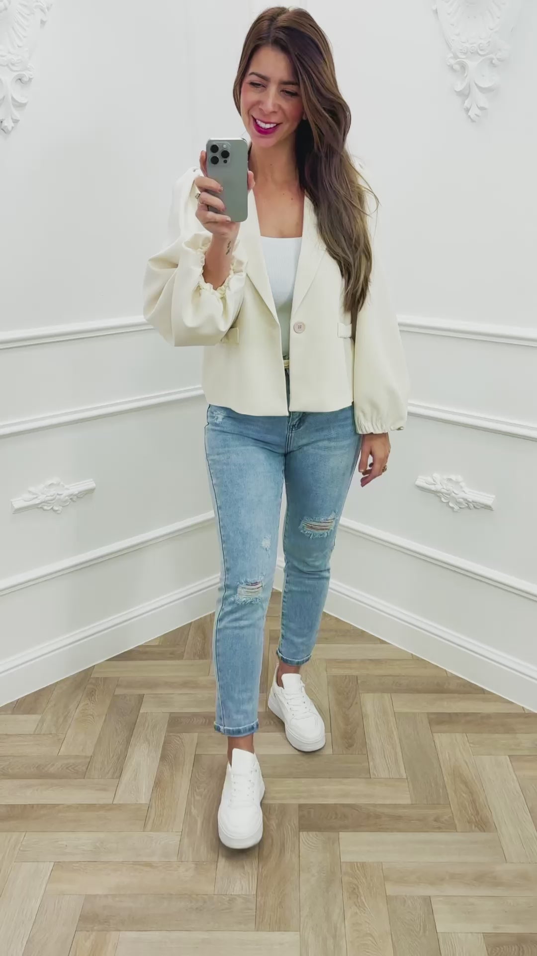 Blazer Elena Beige