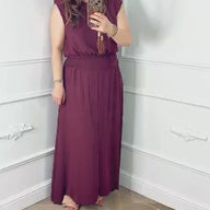 Lurex Set Bordeaux