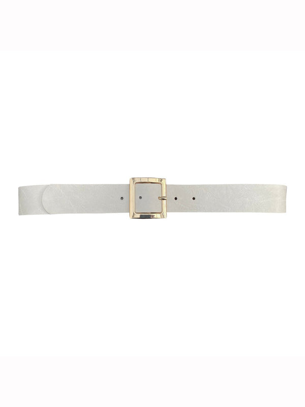 Riem Gouden Buckle Beige - BlushFashionstore