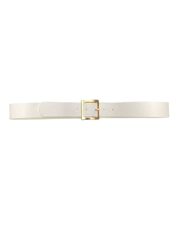 Riem Gouden Buckle Wit - BlushFashionstore