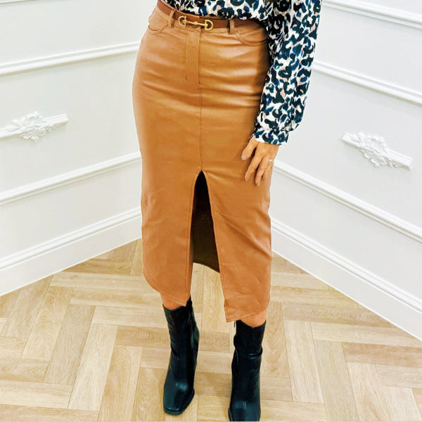 
                    
                      Rok Split Camel - BlushFashionstore
                    
                  