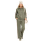 Set Hoodie Olijfgroen Dames Co-ord