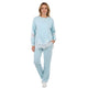 Set Kant Lichtblauw Dames Co-ord