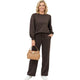 Set Luna Bruin - Warme Gebreide Co-ord Set voor Dames