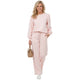Set Luna Pink - Zachte Gebreide Co-ord Set voor Dames