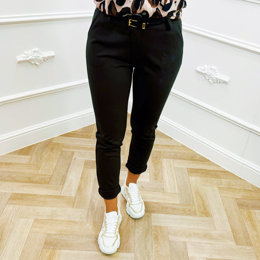 Stretch Chino Bruin - BlushFashionstore