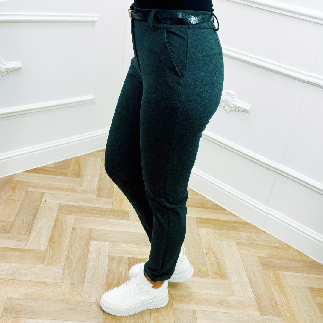 Stretch Chino Grijs - BlushFashionstore