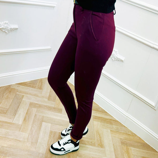 
                    
                      Stretch Chino Magenta - BlushFashionstore
                    
                  