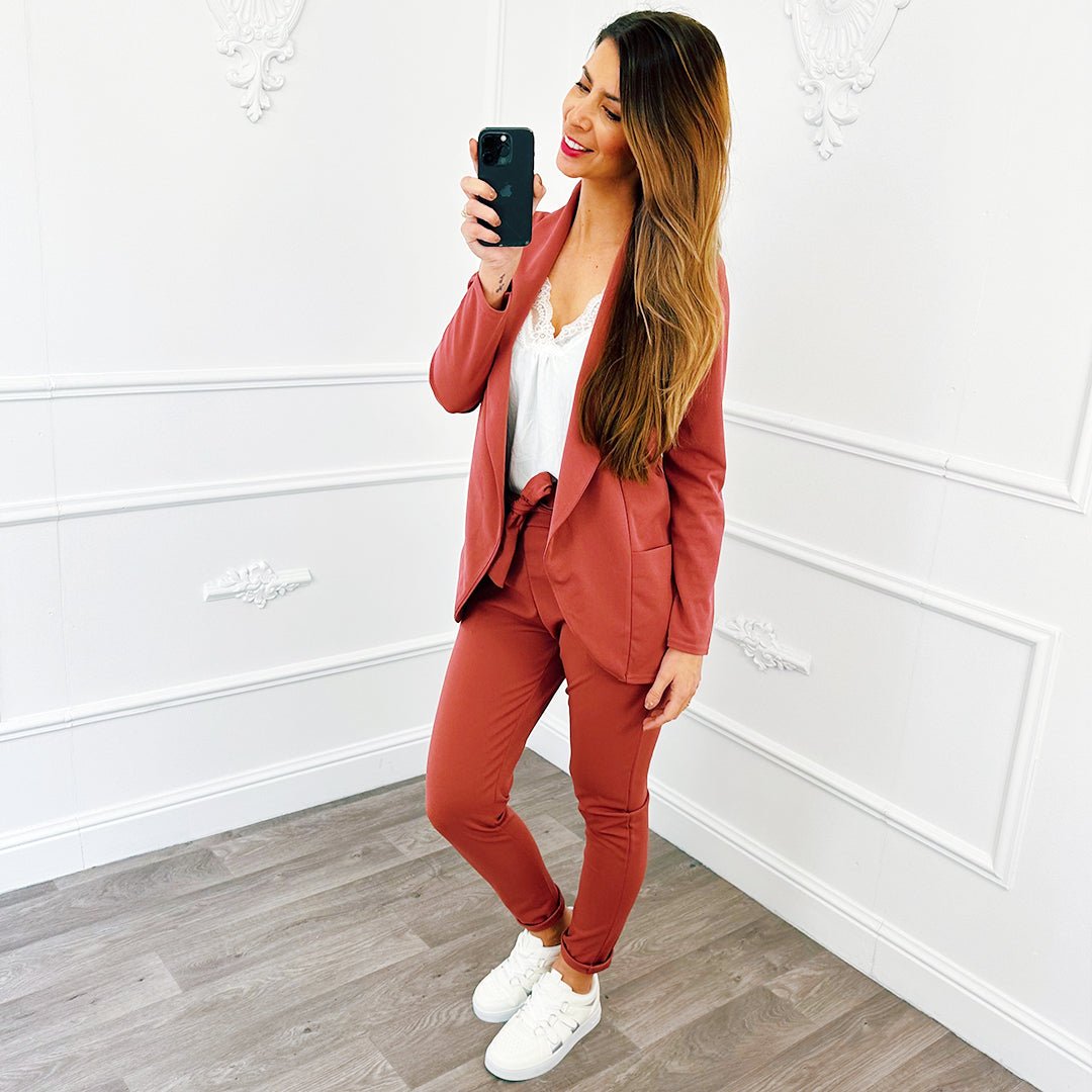 Suit Zalm Roze - BlushFashionstore