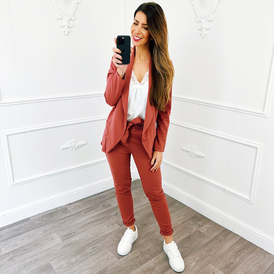 Suit Zalm Roze - BlushFashionstore