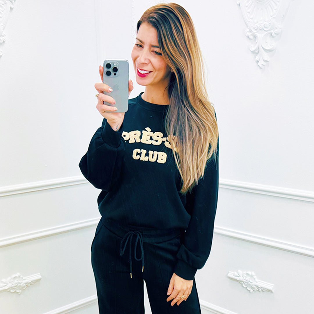 Sweater Lizzy Zwart - BlushFashionstore