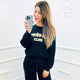 Sweater Lizzy Zwart - BlushFashionstore