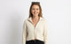 Cropped Sweater met Rits