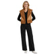 Teddy Half Jacket Camel - Korte Teddy Jas Dames