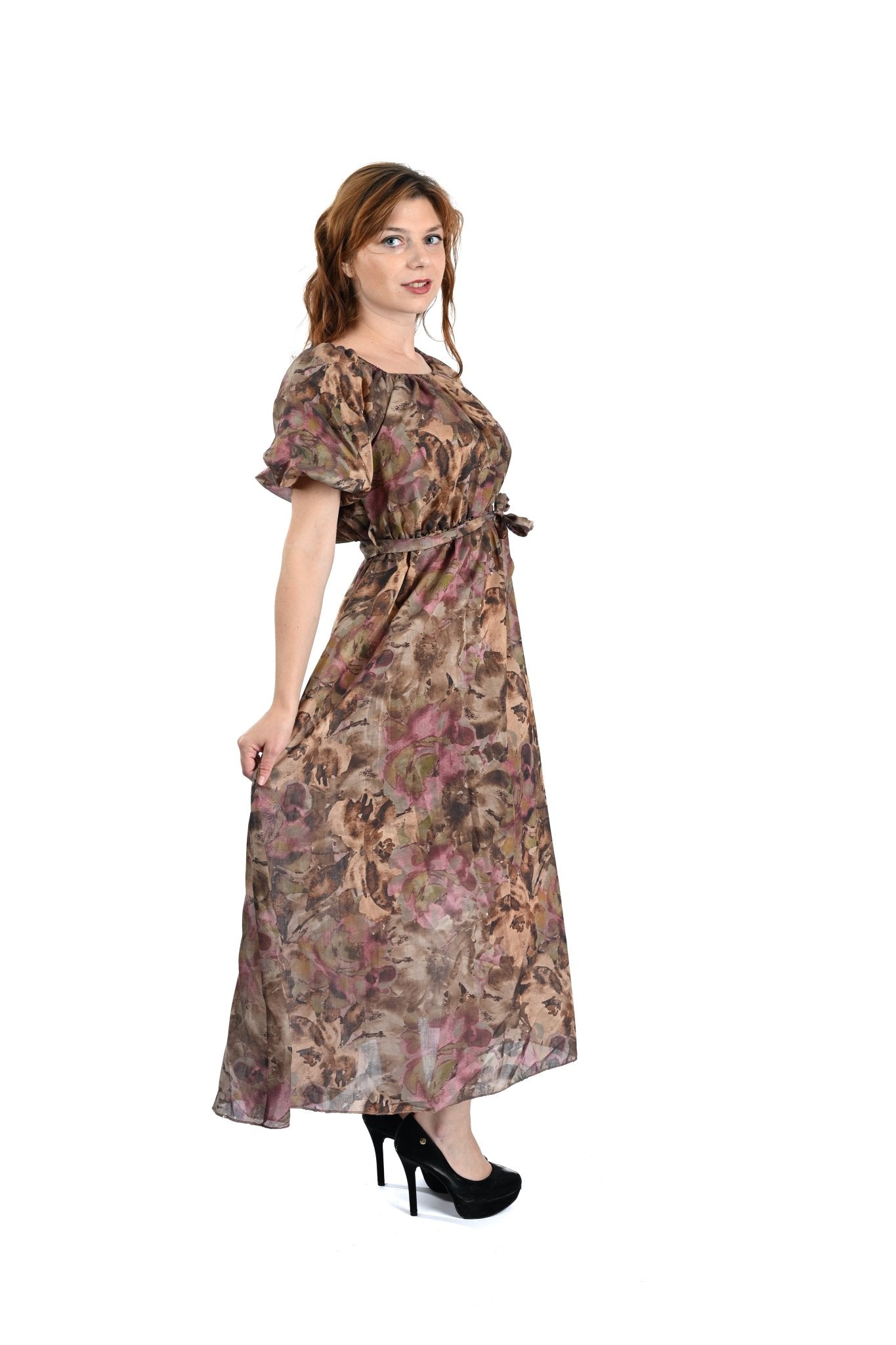 Tencel Lange Dress Zandroze – Romantisch, elegant en luchtig - BlushFashionstore