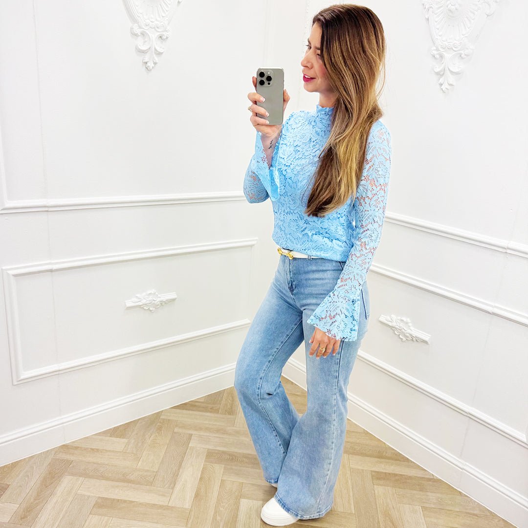 Top Elin Lichtblauw - BlushFashionstore