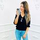 Top Juna Zwart - BlushFashionstore