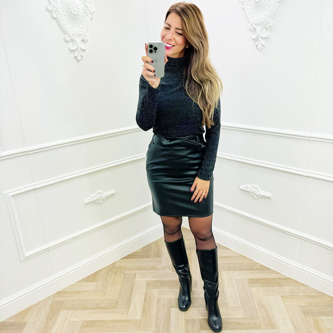 Top Mia Zilver - BlushFashionstore