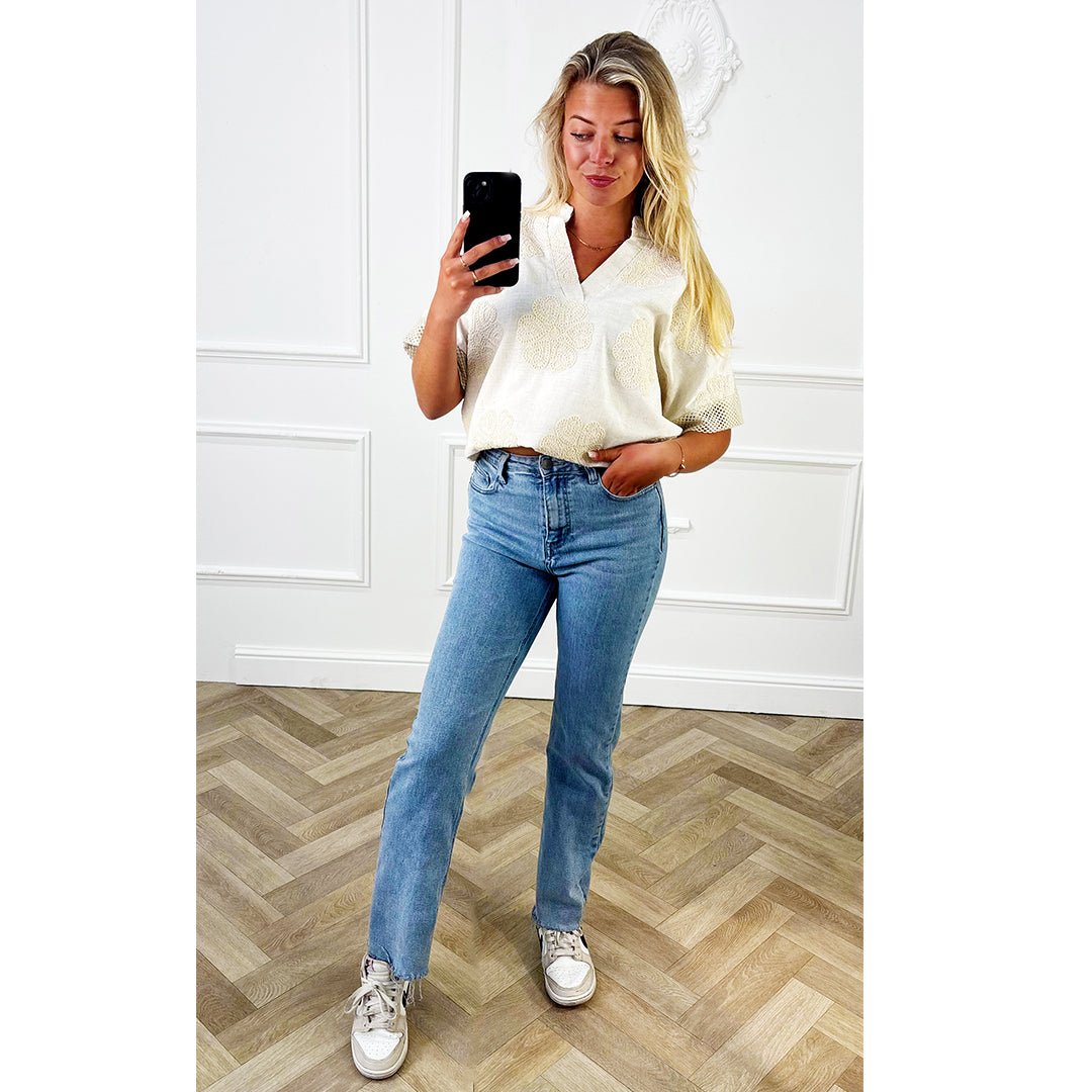 Top Mira Crème - BlushFashionstore