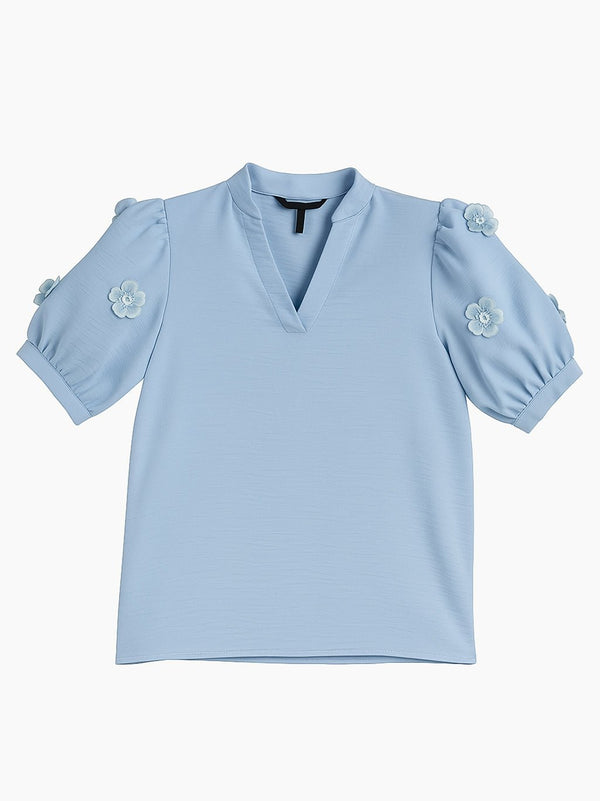Top Nicole lichtblauw - BlushFashionstore