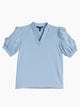 Top Nicole lichtblauw - BlushFashionstore