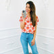 Top Print Fuchsia - BlushFashionstore