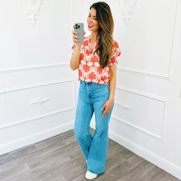 
                    
                      Top Print Fuchsia - BlushFashionstore
                    
                  