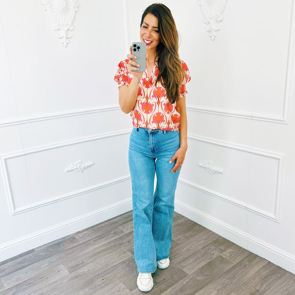 
                    
                      Top Print Fuchsia - BlushFashionstore
                    
                  