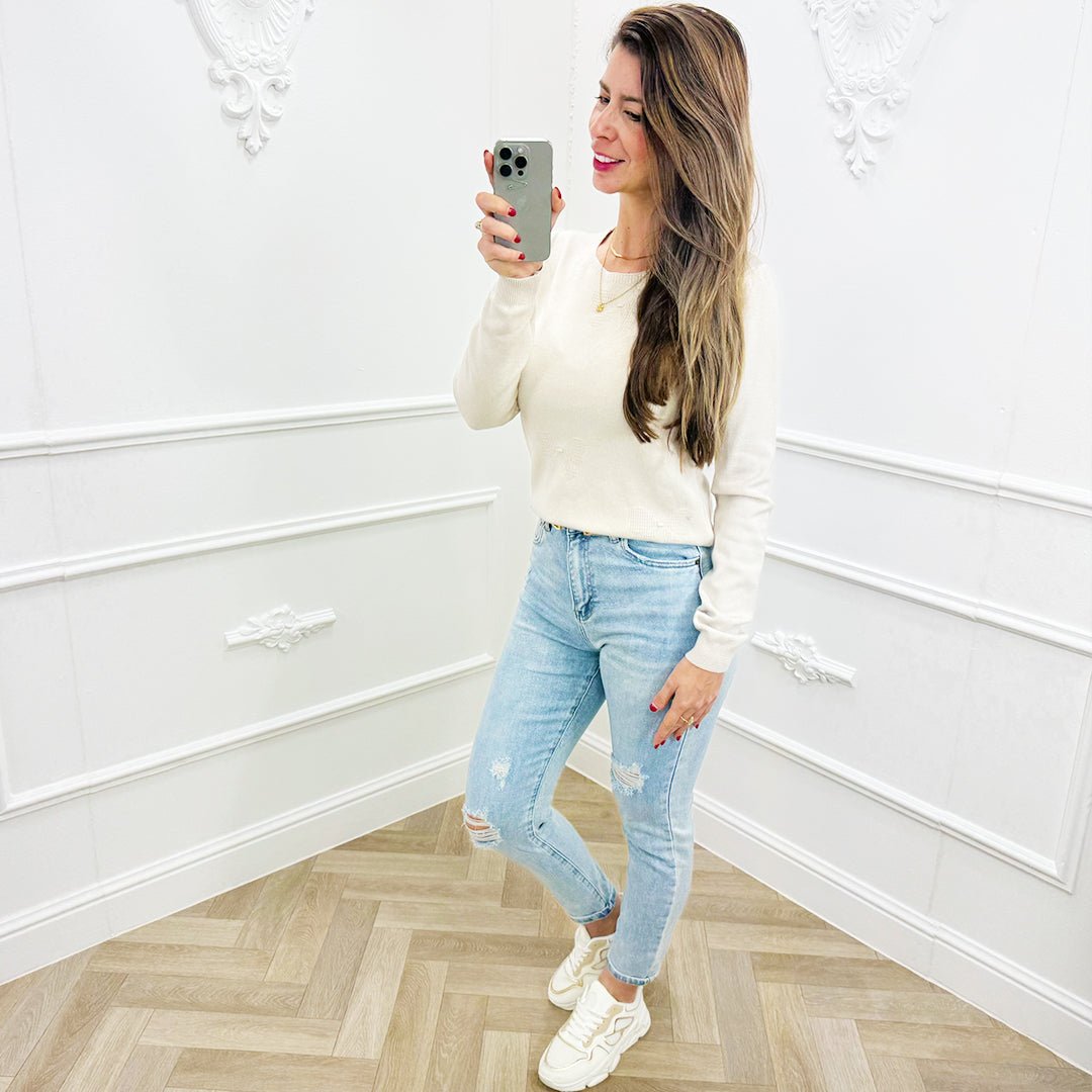 Top Senna Beige - BlushFashionstore