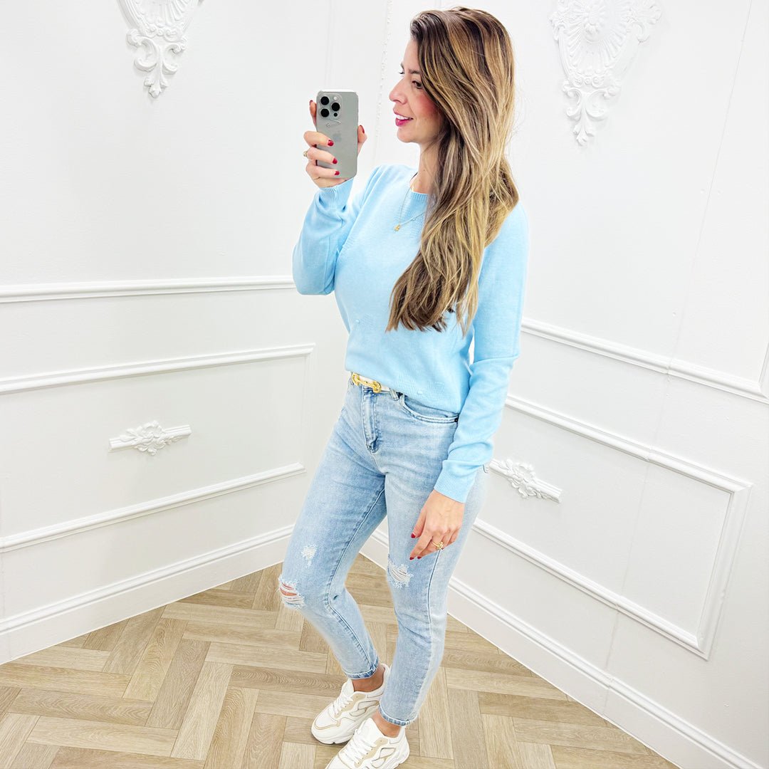 Top Senna Lichtblauw - BlushFashionstore